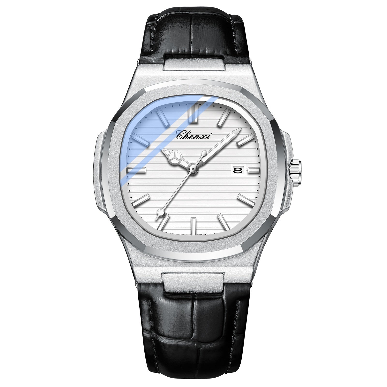 Chenxi Montre Acier Couple Lumineuse Étanche Simple Tendance