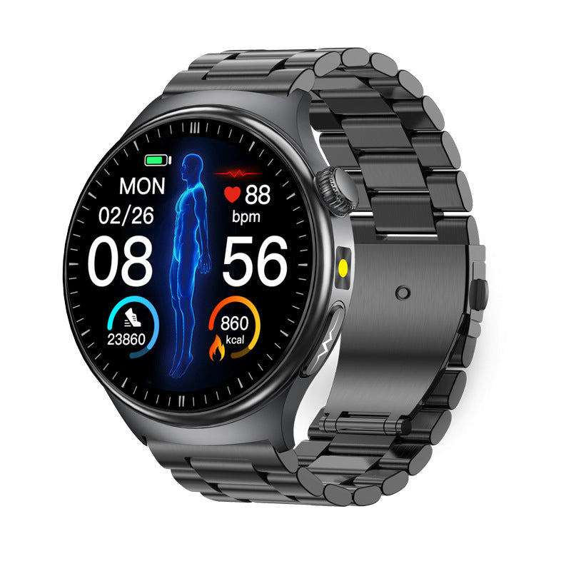 Nuevo brazalete de ejercicio universal con llamadas Bluetooth, presión arterial no invasiva, glucosa en sangre y ácido úrico TK27
