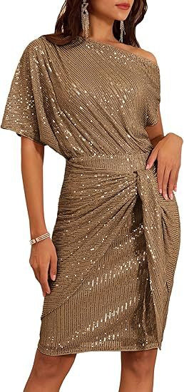 Robe femme asymétrique à lacets perlée