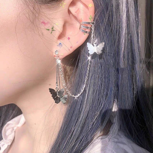 Boucles d'oreilles Papillon Tempérament Super Fée Vent Froid