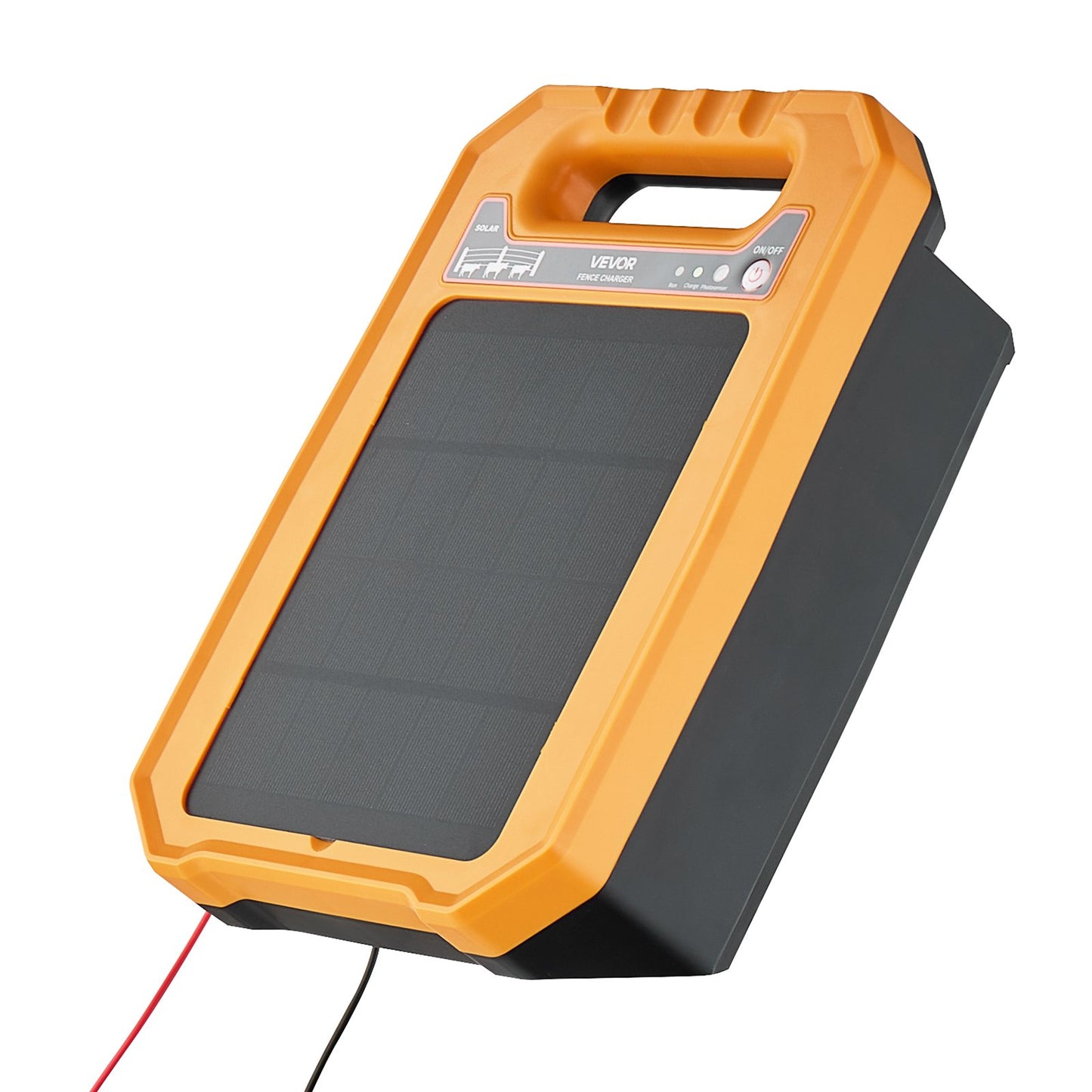 Chargeur solaire de clôture de 0,3J - Portée de 3 km - Électrificateur de clôture pour bétail