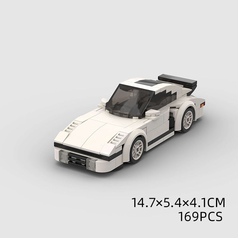 Jouets pour enfants Modèle de voiture Voiture de sport et petites briques de construction MOC Jouets éducatifs
