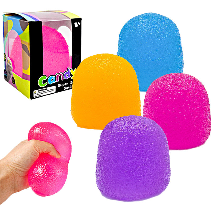 Jouet à presser Cube de glace en sucre d'orge