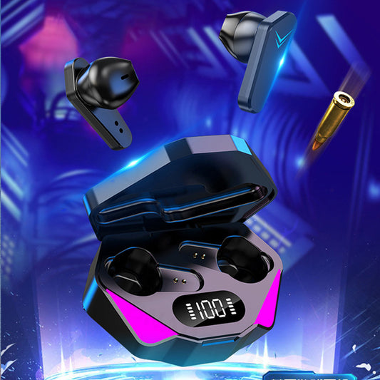 Casque de jeu sans fil sans latence, réduction du bruit, écouteurs Bluetooth, son HIFI, casque de jeu E-Sport avec micro