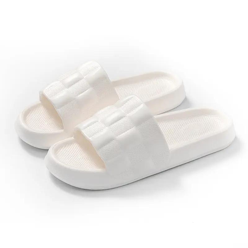Summer Women's Soft Bottom Breathable Sandals, white, AdTec pair.