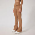 Pantalones de yoga de cintura alta, levantamiento de cadera, encaje, sensación desnuda, para correr y fitness