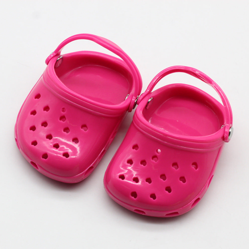 Chaussons de plage pour poupée