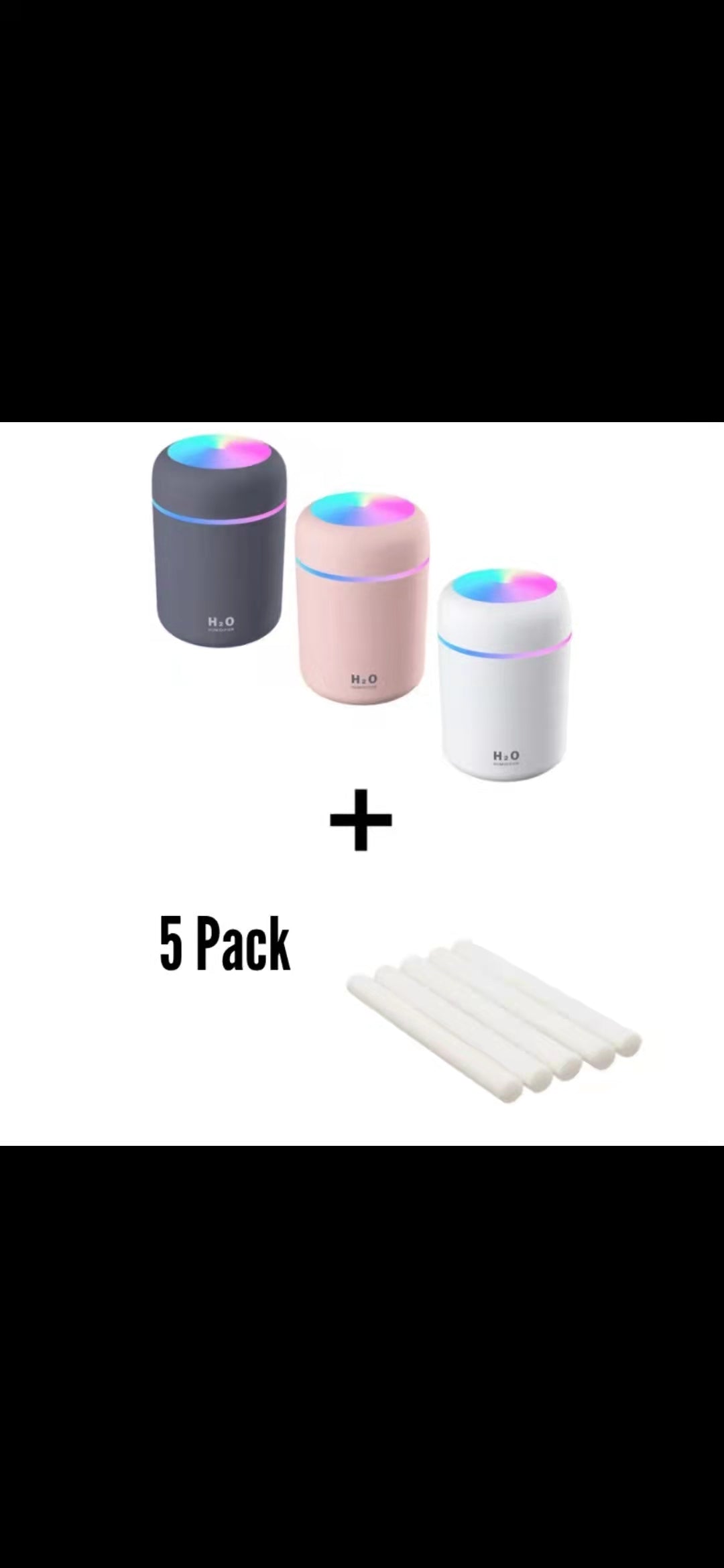 Atomizador de escritorio USB doméstico, mini, silencioso, para dormitorio, gran volumen de niebla