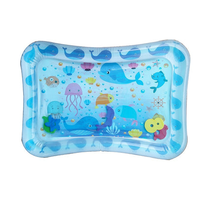 Tapis de jeu aquatique gonflable pour bébé Tortue de mer