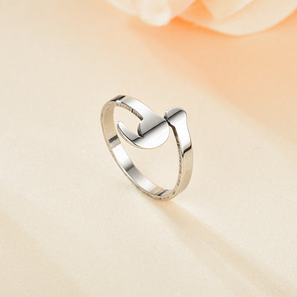Bague en Acier Inoxydable pour Femme