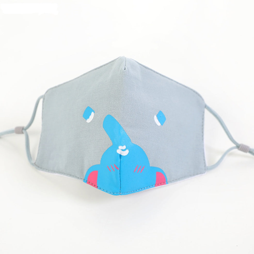 Masque facial en coton pour enfant, masque pour adulte