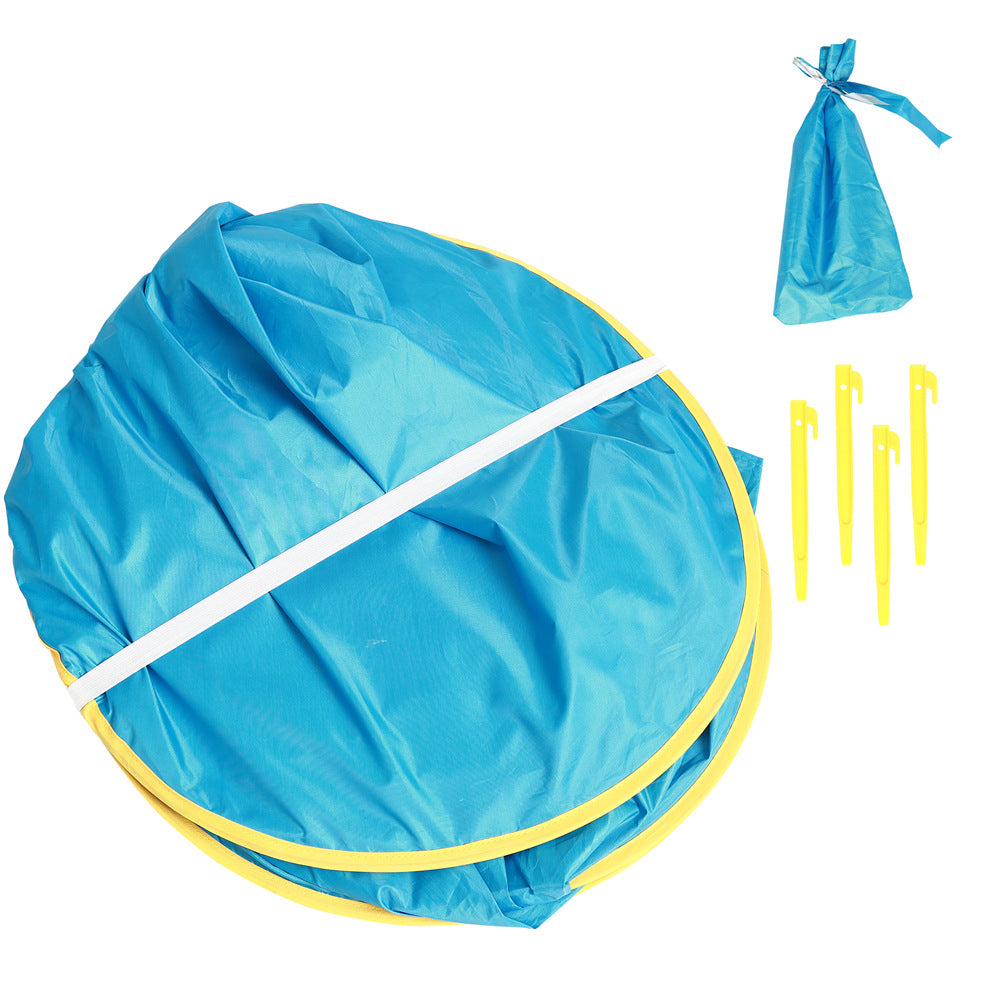 Tienda de playa para bebés, carpa de camping al aire libre para niños, plegable, impermeable, toldo parasol con protección UV.