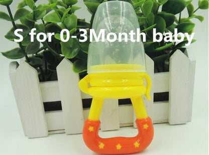 Nouvelle Sucette en Silicone pour Bébé, Encapsulée pour Apaiser l'Alimentation Complémentaire