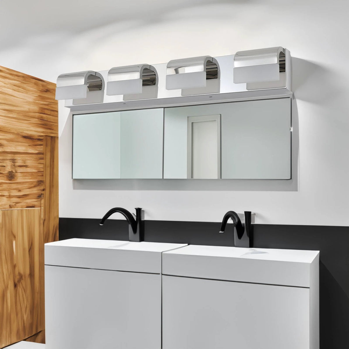 Modern Bathroom Vanity Lighting 4-Light LED by eprolo