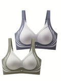 Soutien-gorge de sport antichoc à bonnets fixes anti-affaissement pour la course à pied