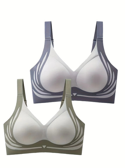 Soutien-gorge de sport antichoc à bonnets fixes anti-affaissement pour la course à pied