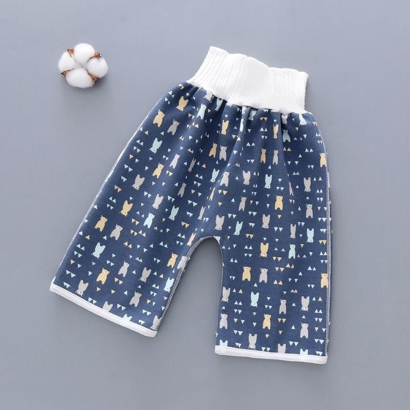 Jupe-couche bébé en coton et fibre de bambou