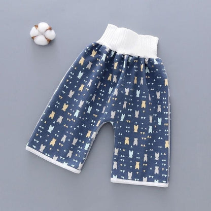 Jupe-couche bébé en coton et fibre de bambou