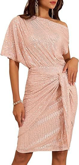 Robe femme asymétrique à lacets perlée