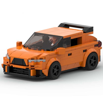 Jouet d'épissage de modèle de voiture de sport en blocs de construction