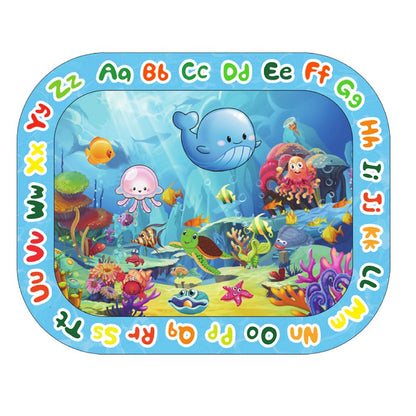 Tapis de jeu aquatique gonflable pour bébé Tortue de mer