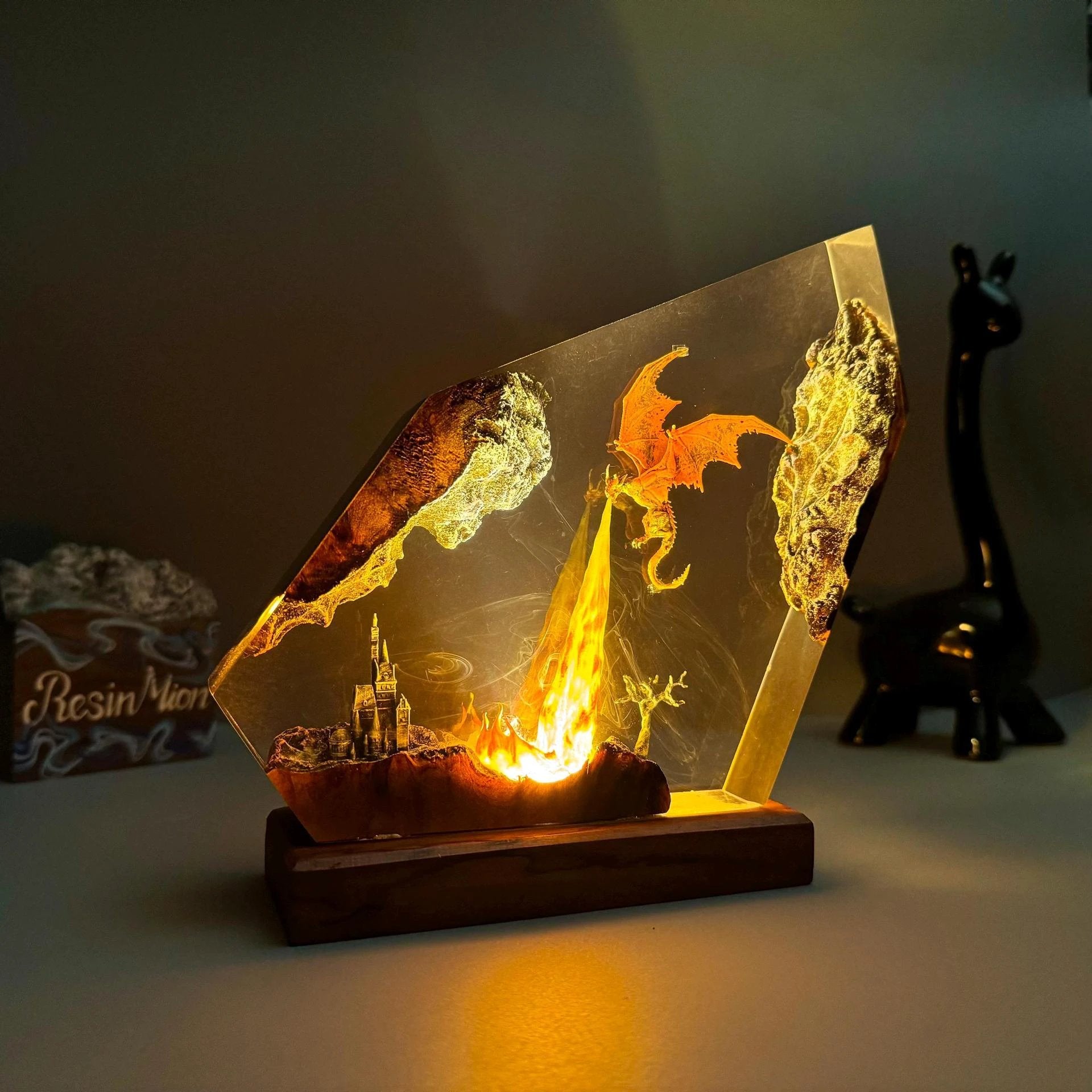 Dragonite Movie Model Night Light Resin Lamp by eprolo