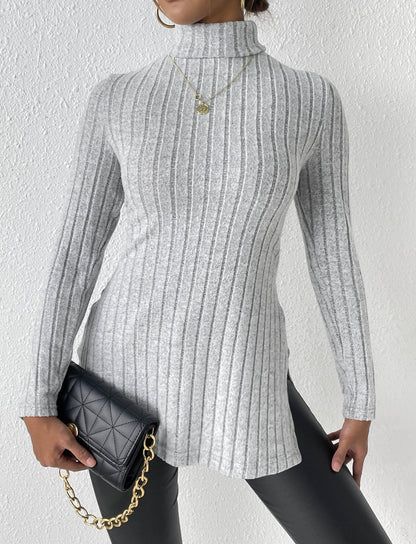 Pull à col roulé pour femme
