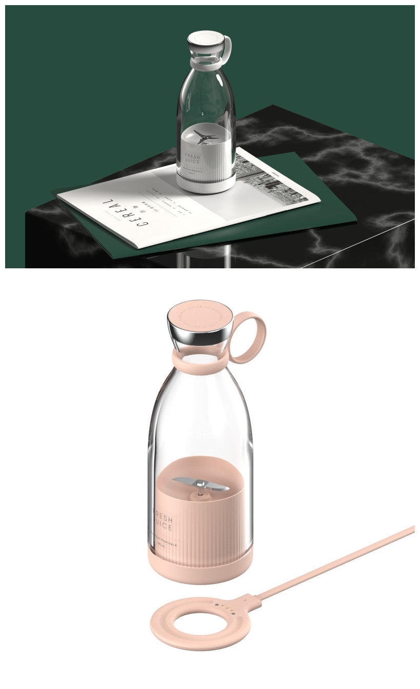 Licuadora eléctrica de 350 ml, batidora, licuadora, máquina recargable por USB, batidora portátil doméstica, vaso mezclador, kit de herramientas de cocina