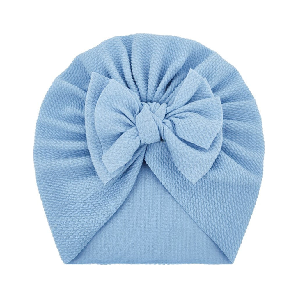 Chapeau chaud et mignon pour enfants européens et américains avec nœud