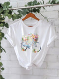 Pattern printed T-shirt