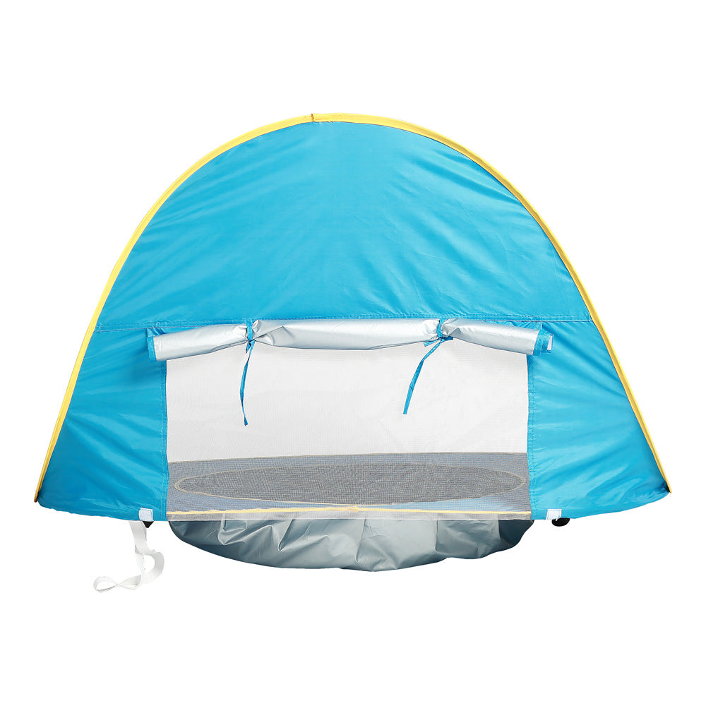 Tienda de playa para bebés, carpa de camping al aire libre para niños, plegable, impermeable, toldo parasol con protección UV.