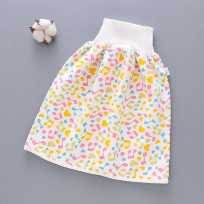 Jupe-couche bébé en coton et fibre de bambou