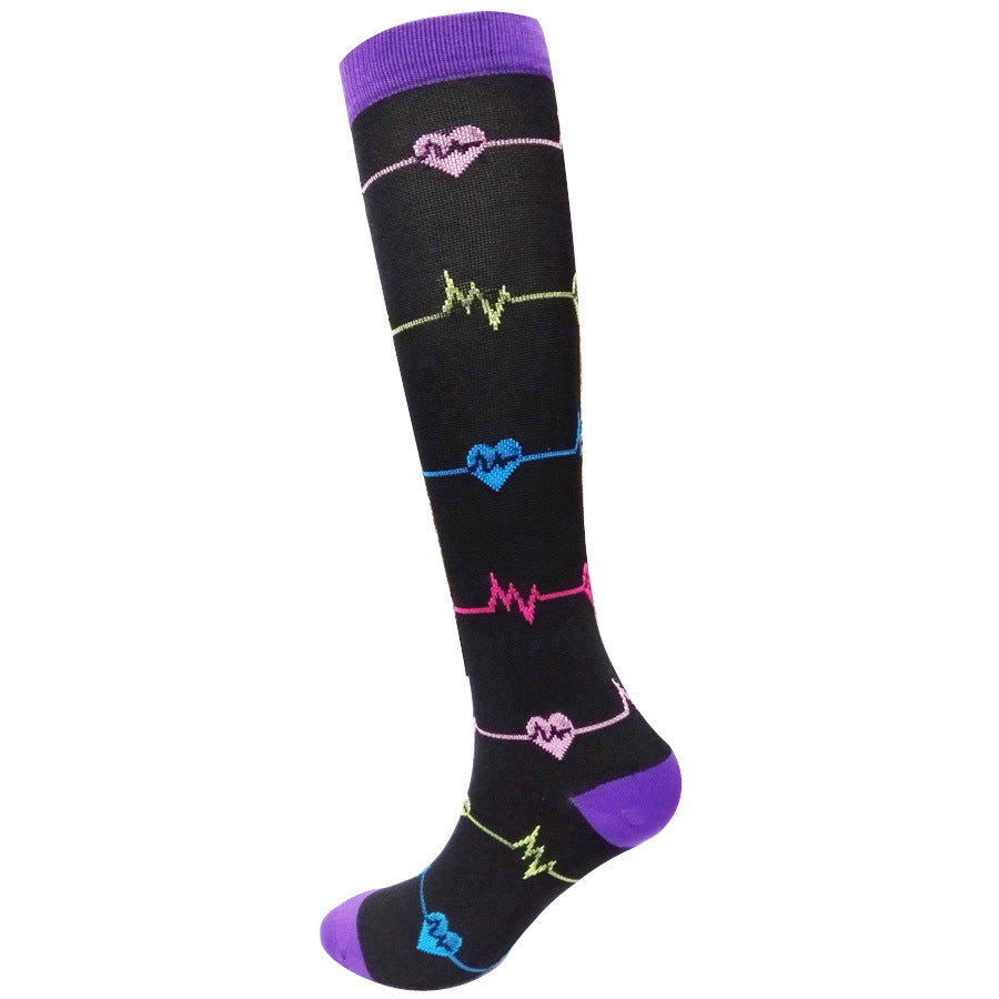 Chaussettes de sport de compression extensibles pour femmes