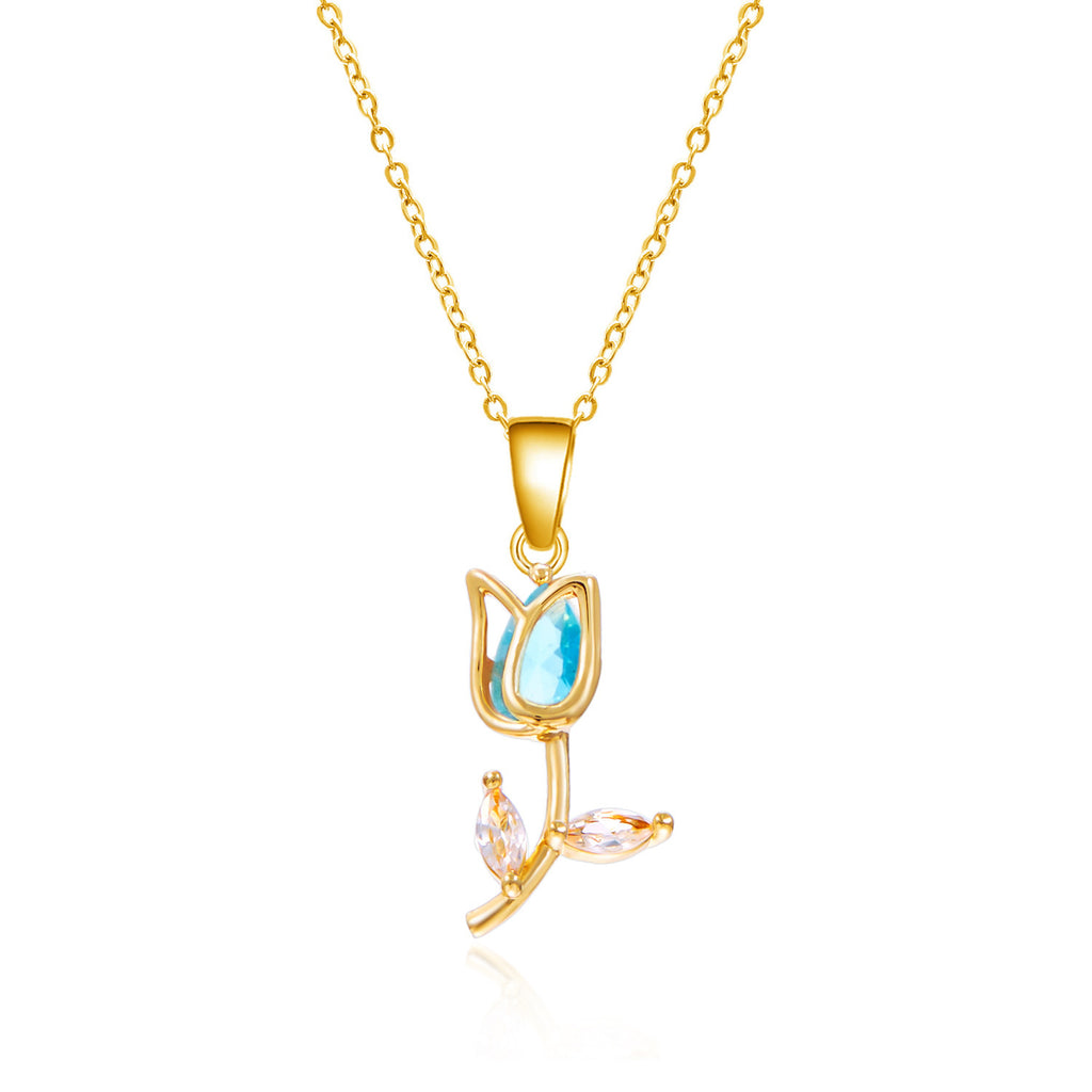 Collier Tulipe Élégant et Tendance pour Femme