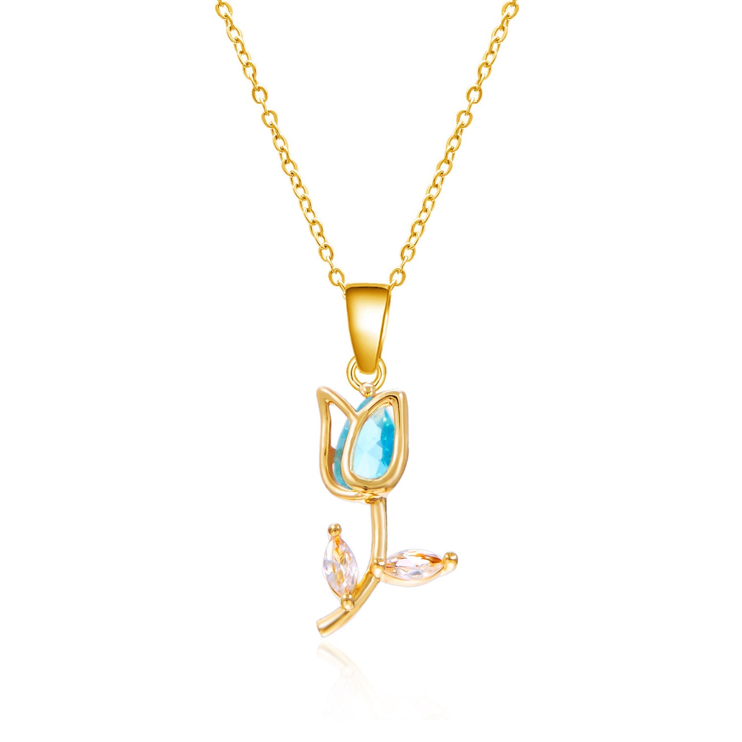 Collier Tulipe Élégant et Tendance pour Femme
