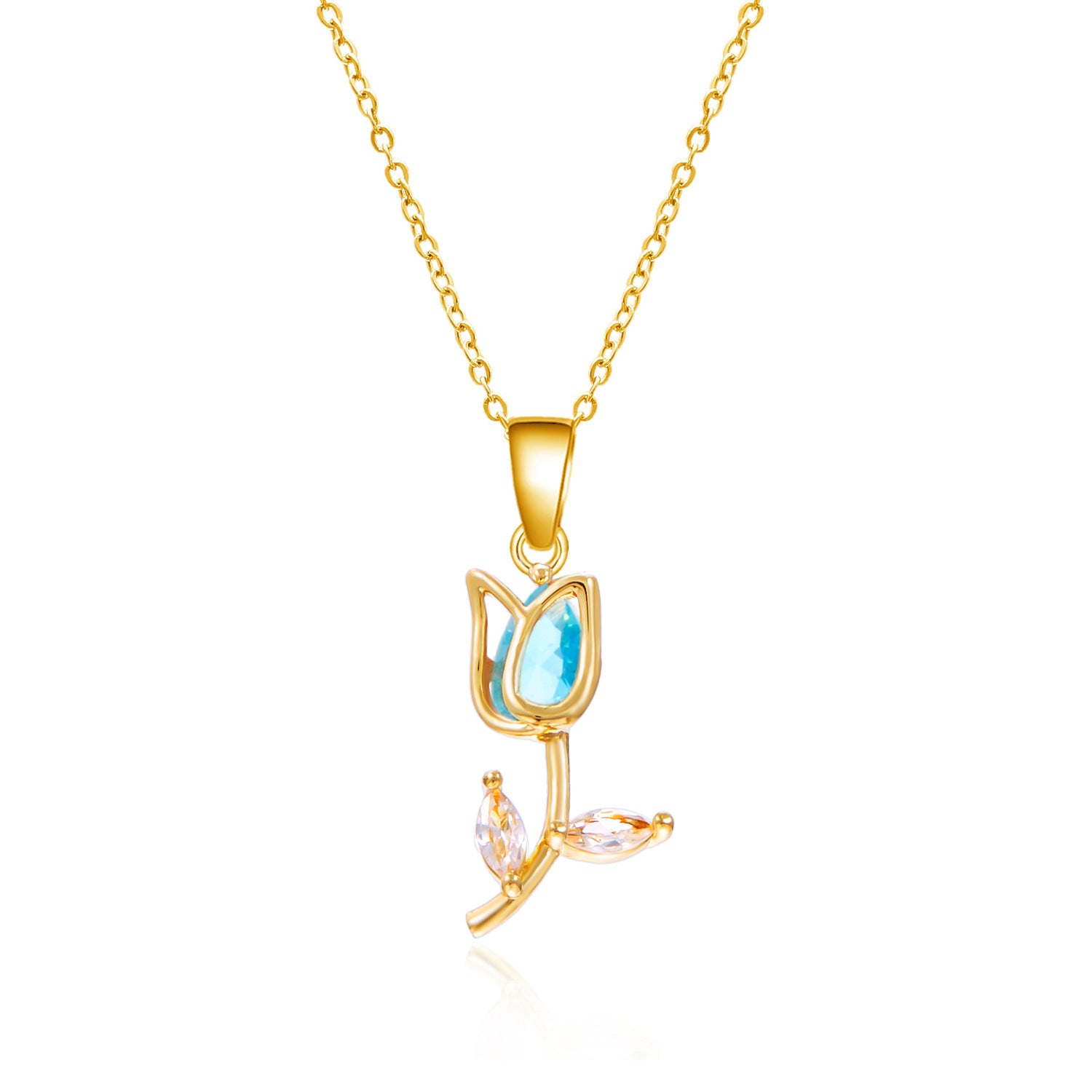 Collier Tulipe Élégant et Tendance pour Femme
