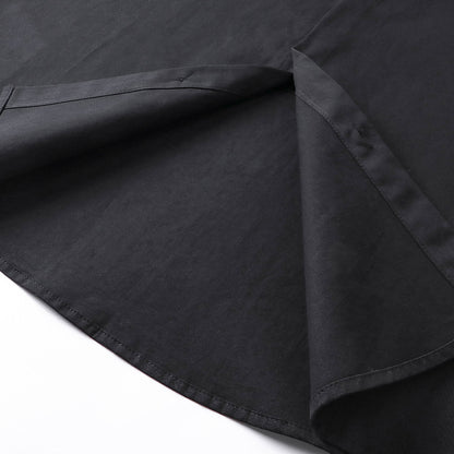 Chemise ample à manches courtes et imprimé lettrage