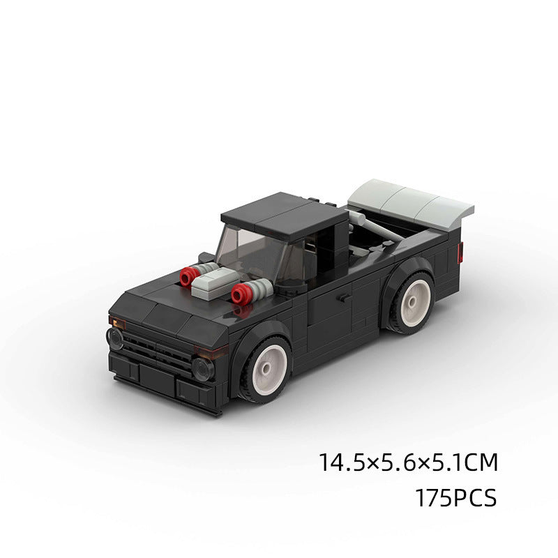 Jouets pour enfants Modèle de voiture Voiture de sport et petites briques de construction MOC Jouets éducatifs