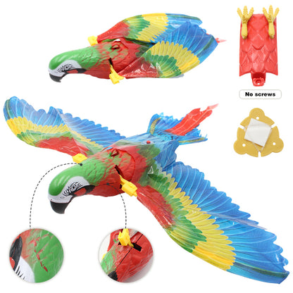 Simulación de Pájaros Juguetes Interactivos para Gatos Mascotas Colgantes Águila Voladora Juguetes para Gatos y Perros Accesorios y Suministros para Gatos Animales