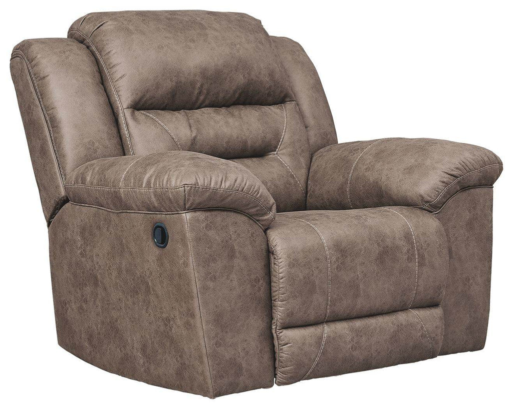 Stoneland - Rocker Recliner - Faux Leather - Fossil-0