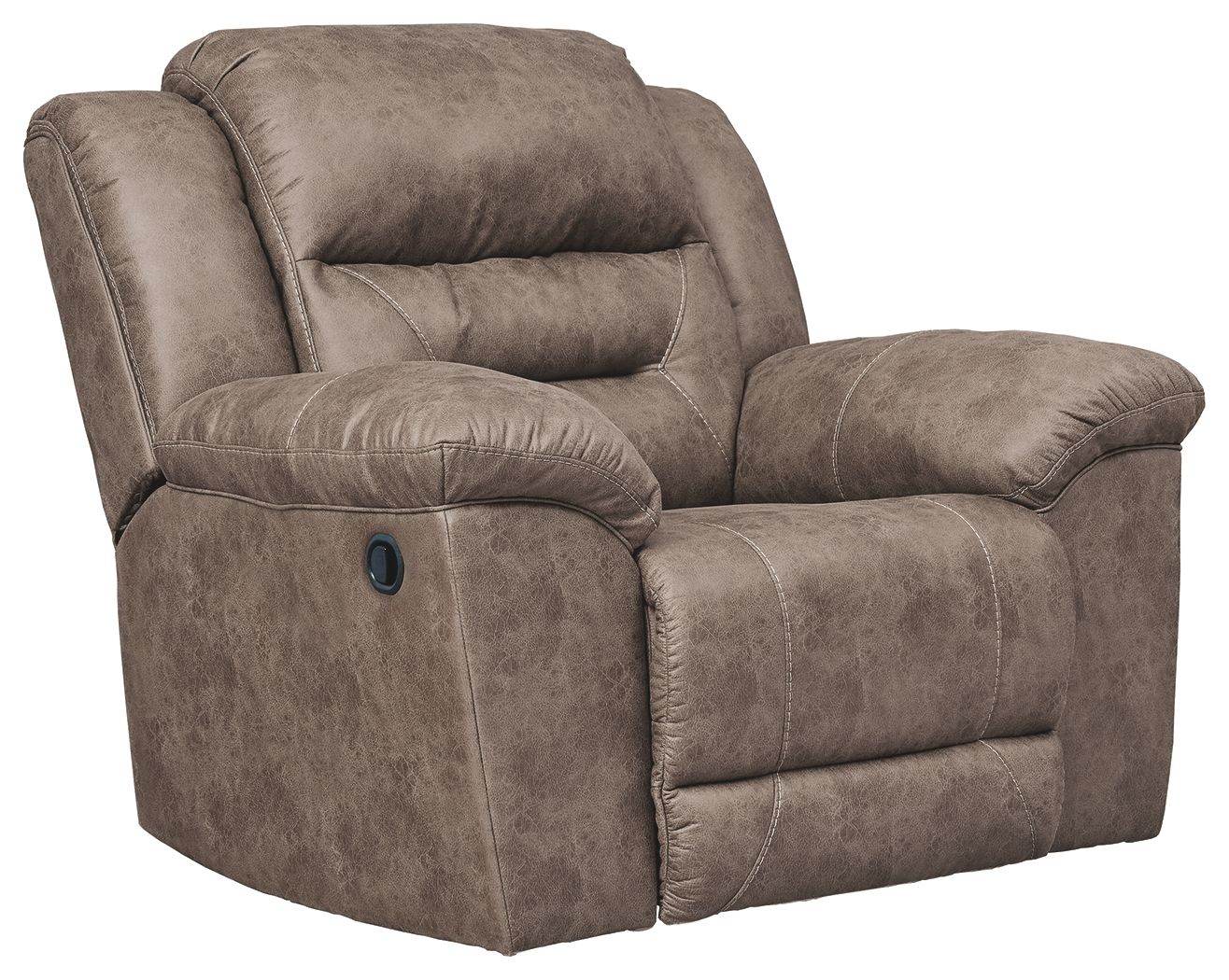 Stoneland - Rocker Recliner - Faux Leather - Fossil-0