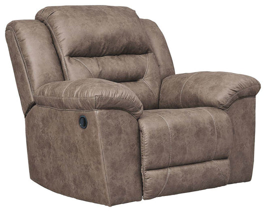 Stoneland - Rocker Recliner - Faux Leather - Fossil-0