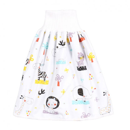Jupe-couche bébé en coton et fibre de bambou