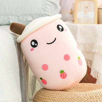Peluche Oreiller Thé au Lait de Perles