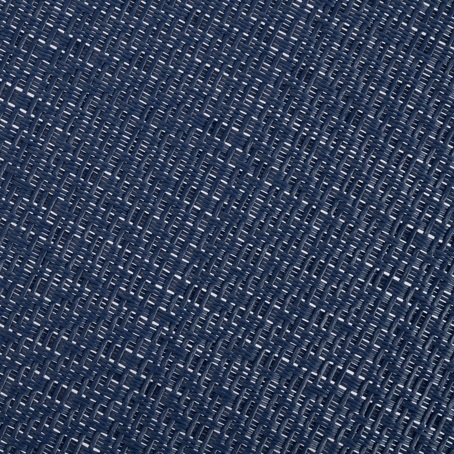 Ensemble de 3 chaises longues de terrasse, chaise longue d'extérieur avec 5 dossiers réglables, cadre en acier robuste, blanc bleu