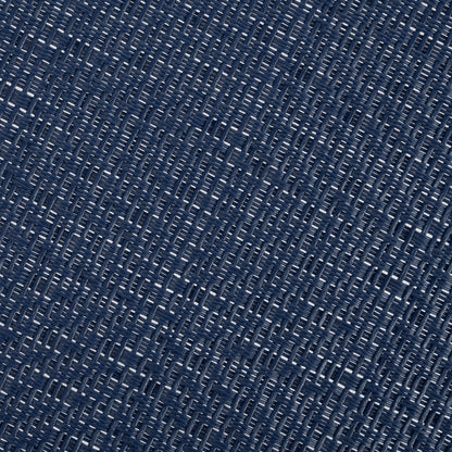 Ensemble de 3 chaises longues de terrasse, chaise longue d'extérieur avec 5 dossiers réglables, cadre en acier robuste, blanc bleu