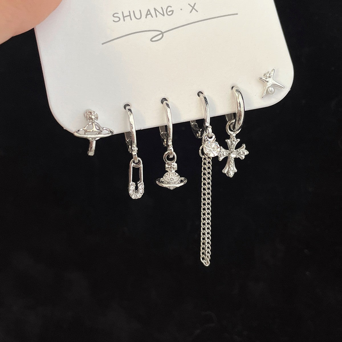 Pince d'oreille papillon de personnalité minimaliste, costume pour femme