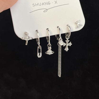 Pince d'oreille papillon de personnalité minimaliste, costume pour femme