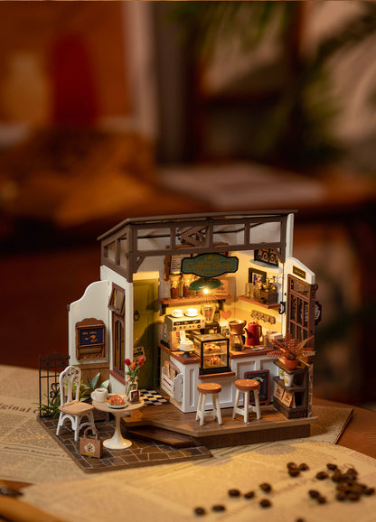 Maison de campagne DIY en bois, puzzle 3D, modèle à assembler