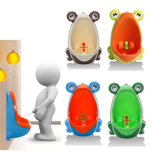 Orinal para niños con forma de rana ergonómico